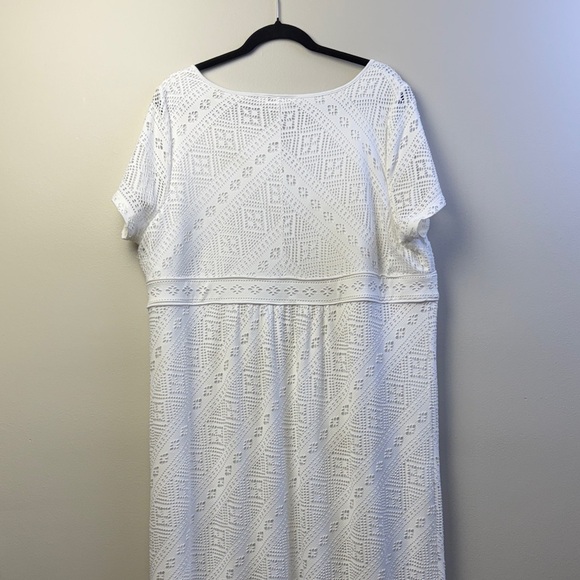 Catherine’s Elegant White Lace Dress size 1X or 18/20 petite - Picture 4 of 6
